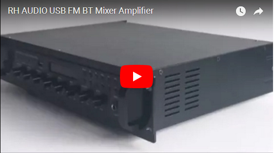 RH AUDIO USB FM BT Mixer Amplifier